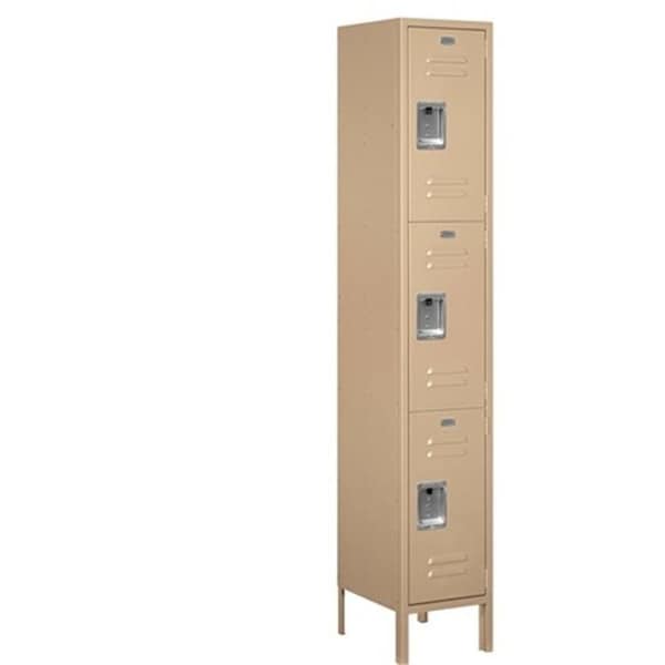 Salsbury Industries Salsbury 53165TN-A Extra Wide Standard Metal Locker Triple Tier 53165TN-A - main